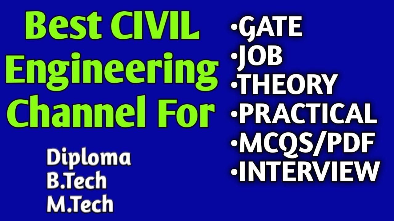 Best civil engineering channel in YouTube | civil engineering channel on YouTube