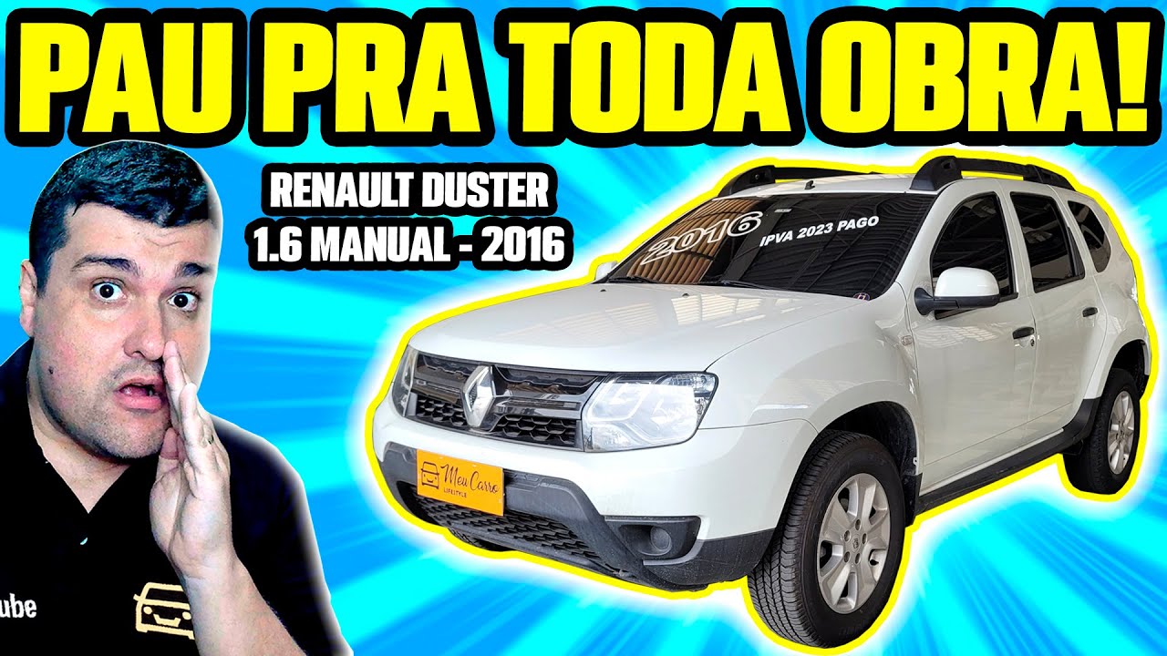 RENAULT DUSTER 1.6 MANUAL - INDESTRUTÍVEL, BOM e BARATO! PREÇO, DEFEITOS e CONSUMO! (Avaliação)