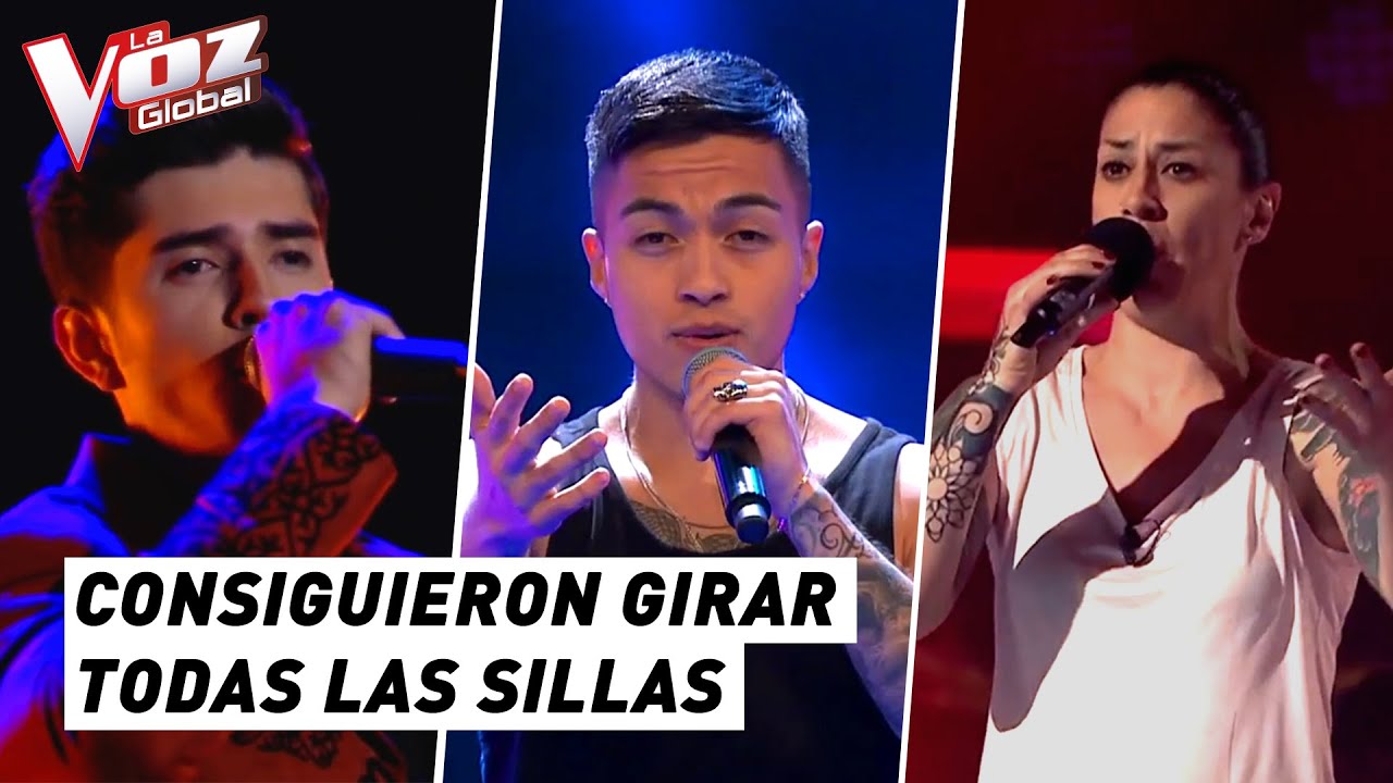 No podian imaginar que girarian todas las sillas en La Voz | Voces Latinas #1