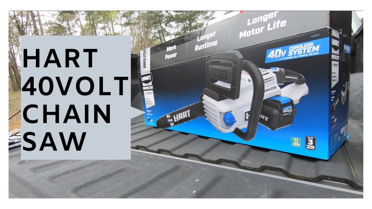 Hart 40v Battery Powered Chainsaw from Walmart