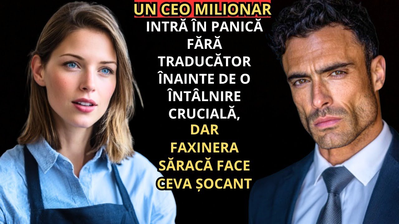 CEO MILIONAR intră în PANICĂ fără traducător, dar FAXINERA SĂRACĂ face ceva cu totul ȘOCANT!