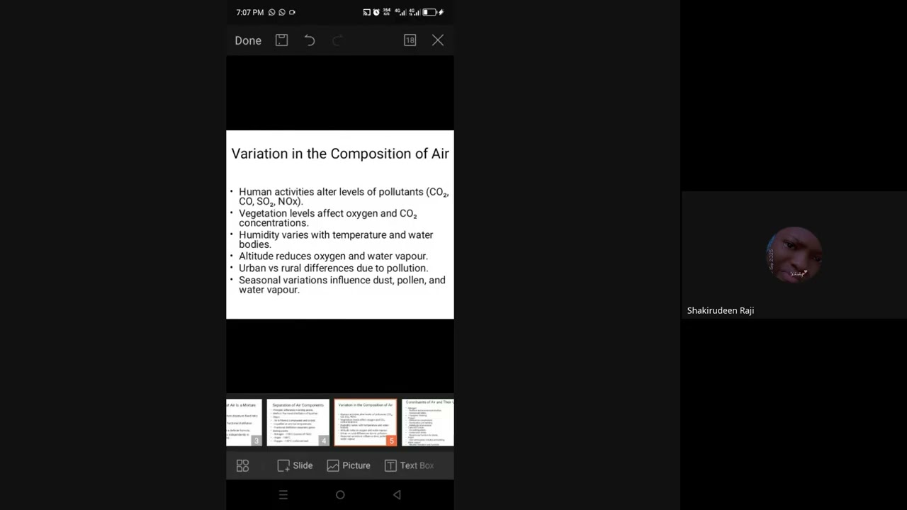 JAMB and WASSCE Chemistry Tutorial |Constituents of Air | Solubility etc