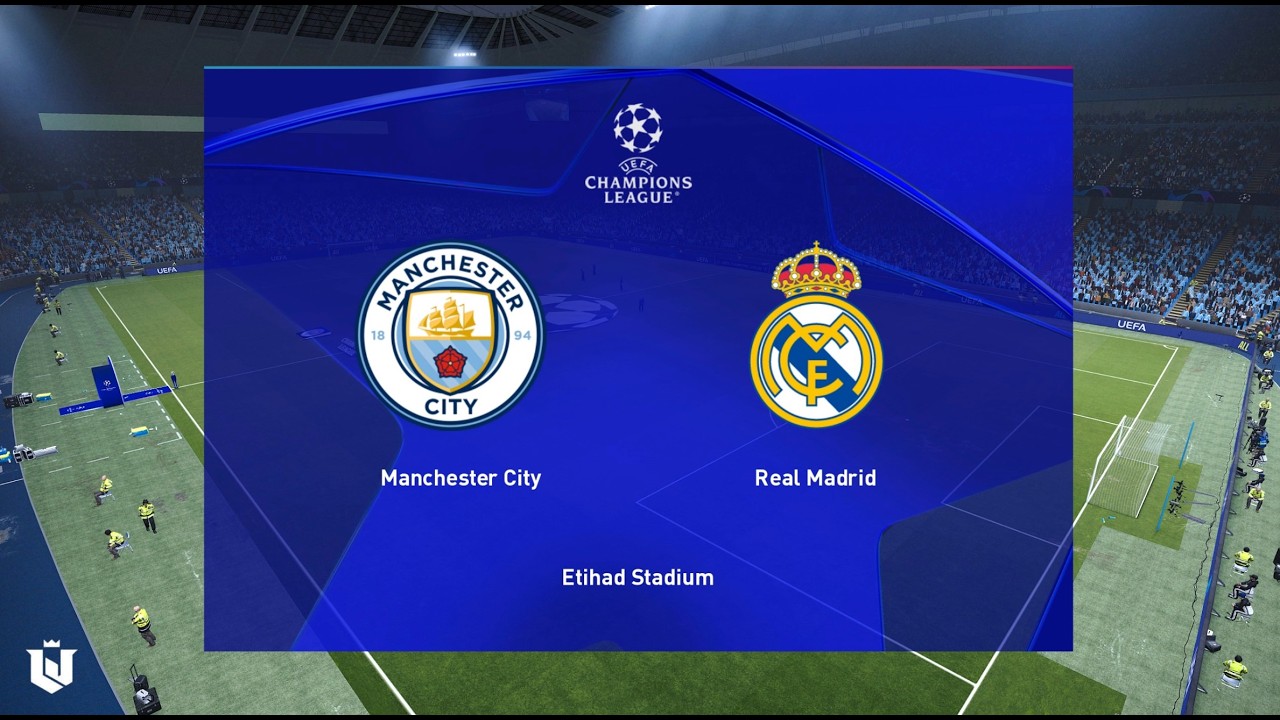 Manchester City vs Real Madrid ● Champions League 2025/26 ● Gameplay Pes 2021