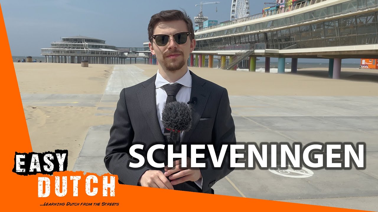 Tour Around Scheveningen (In slow Dutch) | Super Easy Dutch 3