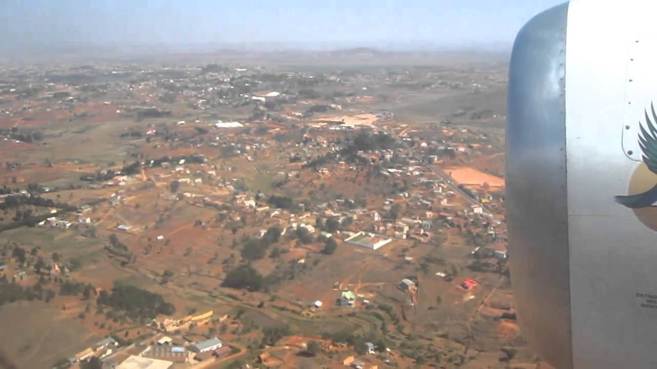 Landing at Antananarivo Airport (TNR), Madagascar