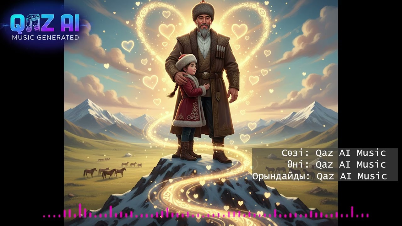 Әкешім — асқар тауым | Qaz AI Music