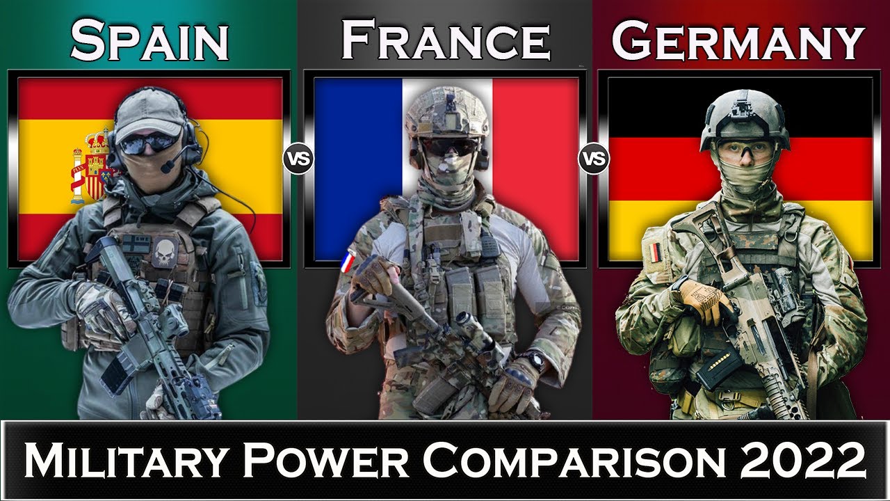 Spain vs France vs Germany Military Power Comparison 2022 | Global Power