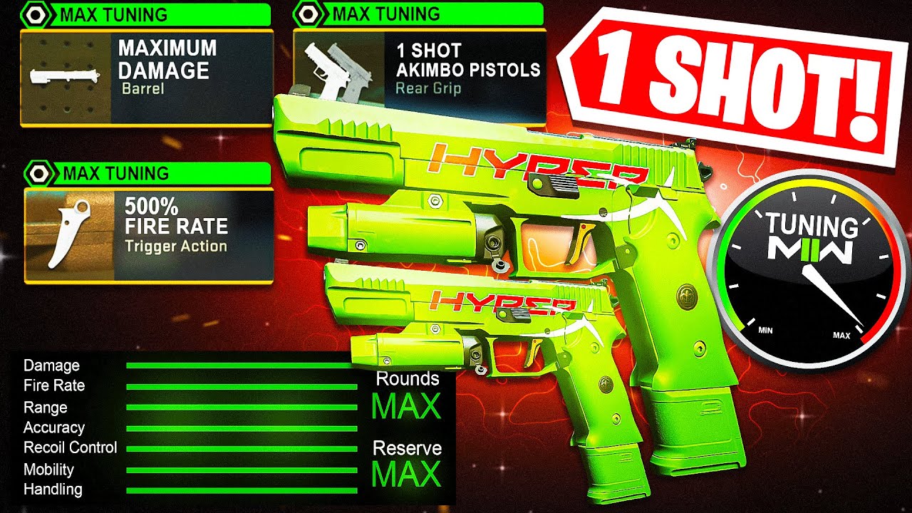 1 SHOT AKIMBO PISTOLS! #1 BEST P890 CLASS SETUP in MW2 is BROKEN! (Best P890 Tunes Loadout Build)