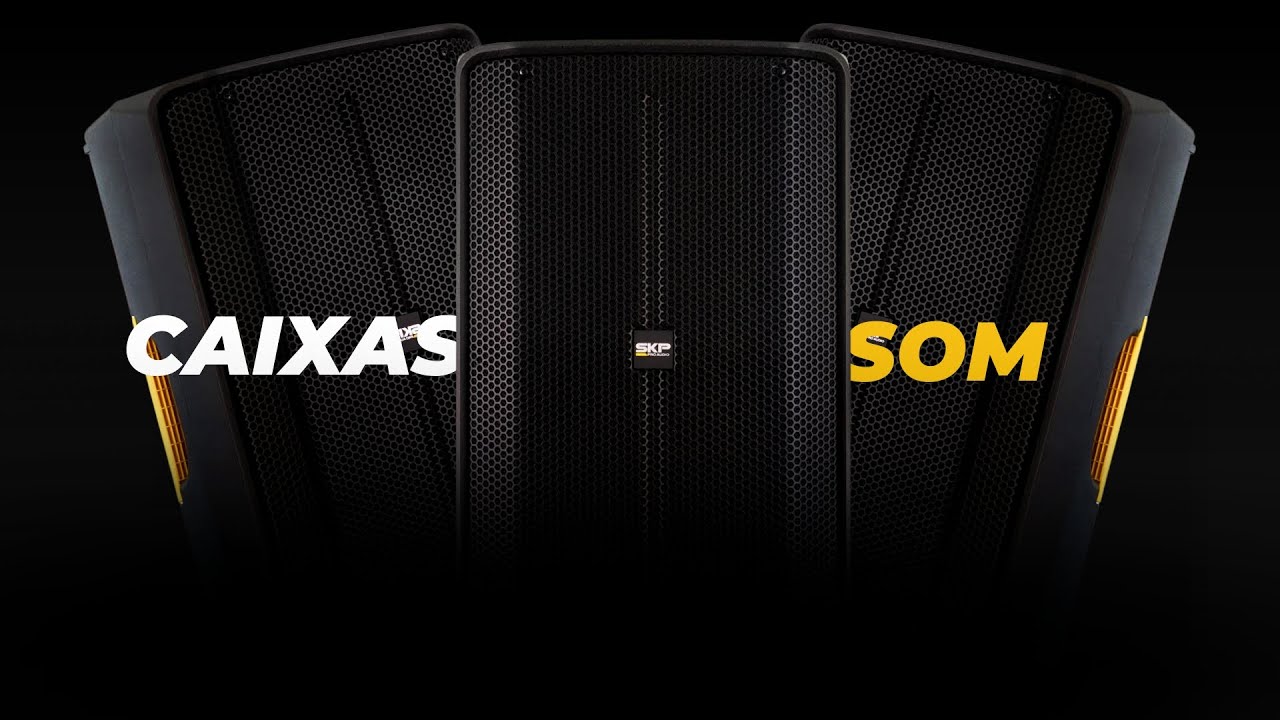 CAIXAS DE SOM ATIVA PROFISSIONAL SKP AUDIO