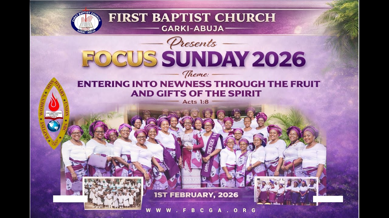 Sunday Morning 1st Service | WMU Focus Sunday 2026 || 1st February , 2026