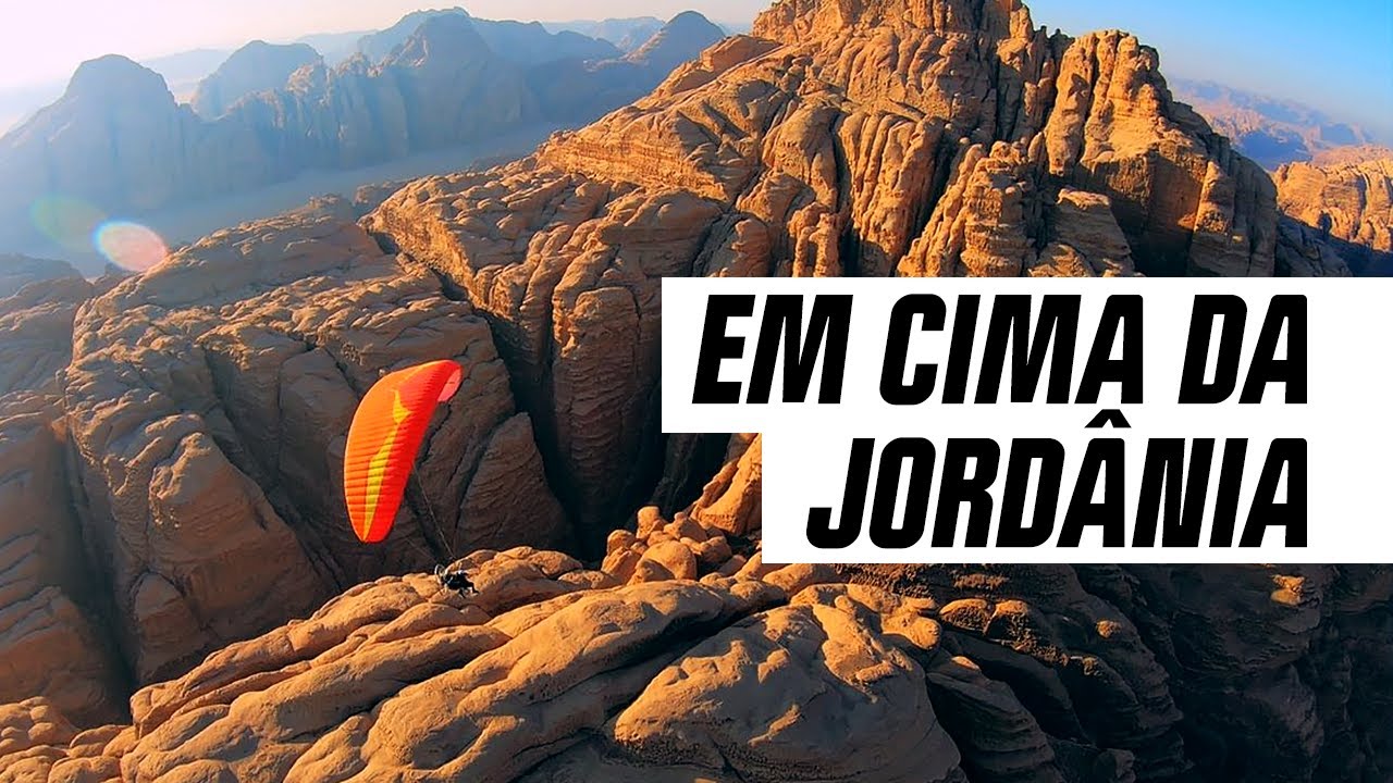 Voando de paramotor na Jordânia | No Deserto Com Meu Pai | Canal OFF