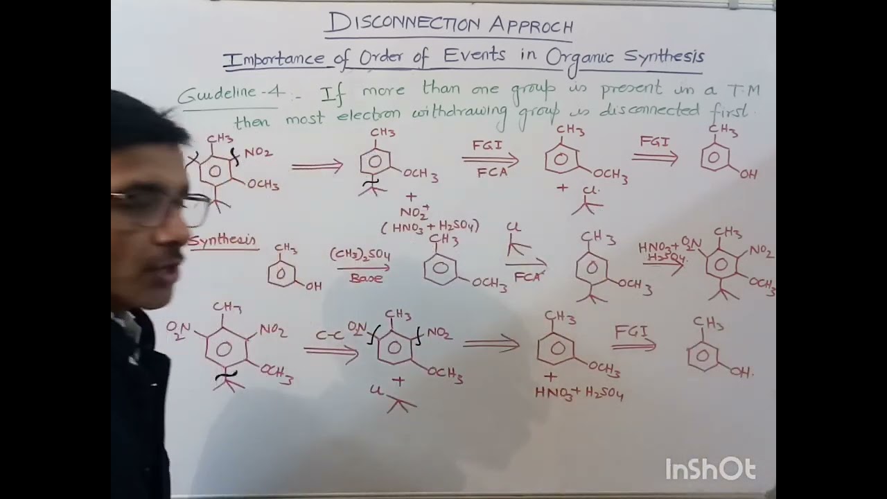 Disconnection Approach: L-08, Importance of order of events in organic synthesis Part 2