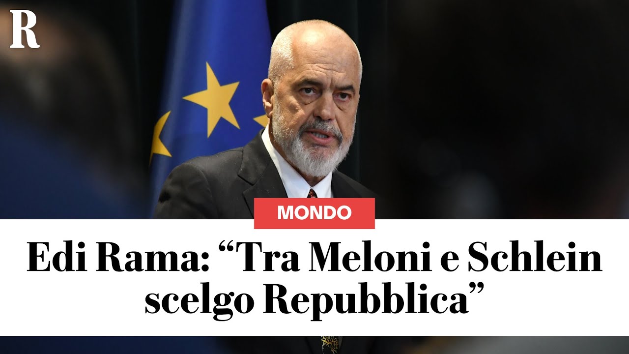 Il presidente albanese RAMA: 
