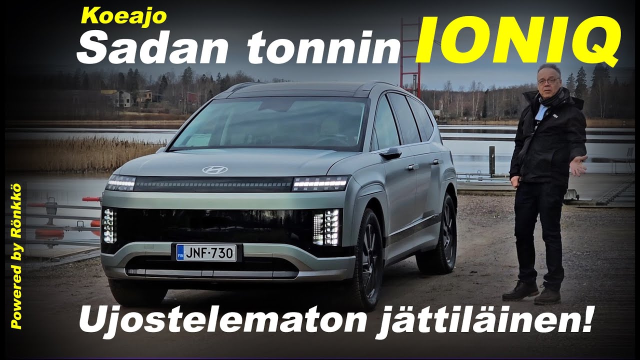 Koeajossa Ioniq 9 AWD: Ison Volvon speksit!