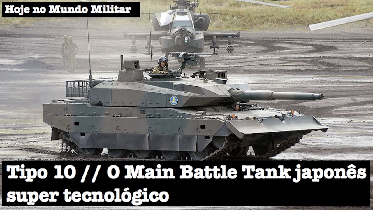Tipo 10, o Main Battle Tank japonês super tecnológico