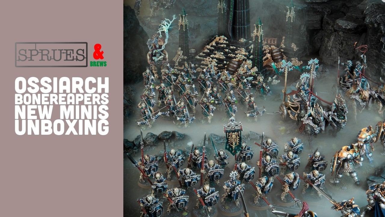Распаковка Ossiarch Bonereapers | Liege Mortek, Triaxes, War Chariot | Warhammer Age of Sigmar
