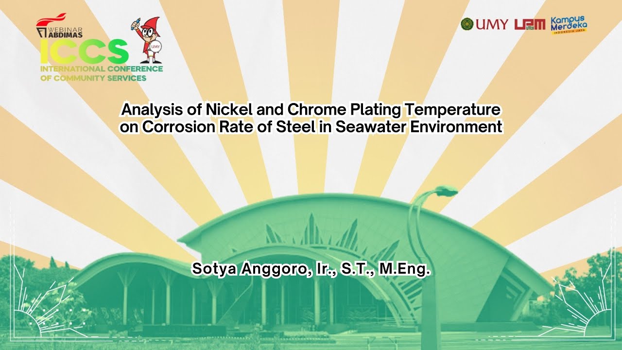 Analysis of Nickel and Chrome Plating Temperature on Corrosion Rate of Steel in Seawater Environment
