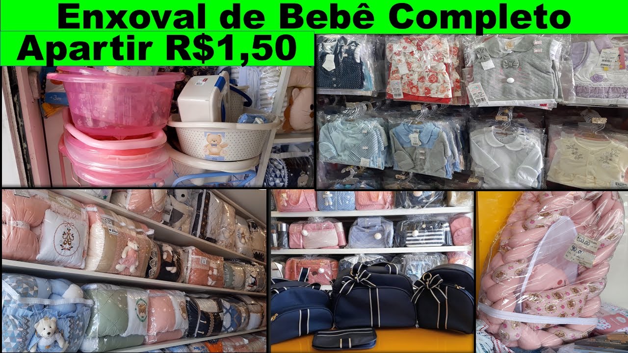 CARUARU FEIRA DA SULANCA- ENXOVAL DE BEBÊ COMPLETO APARTIR DE R$1,50