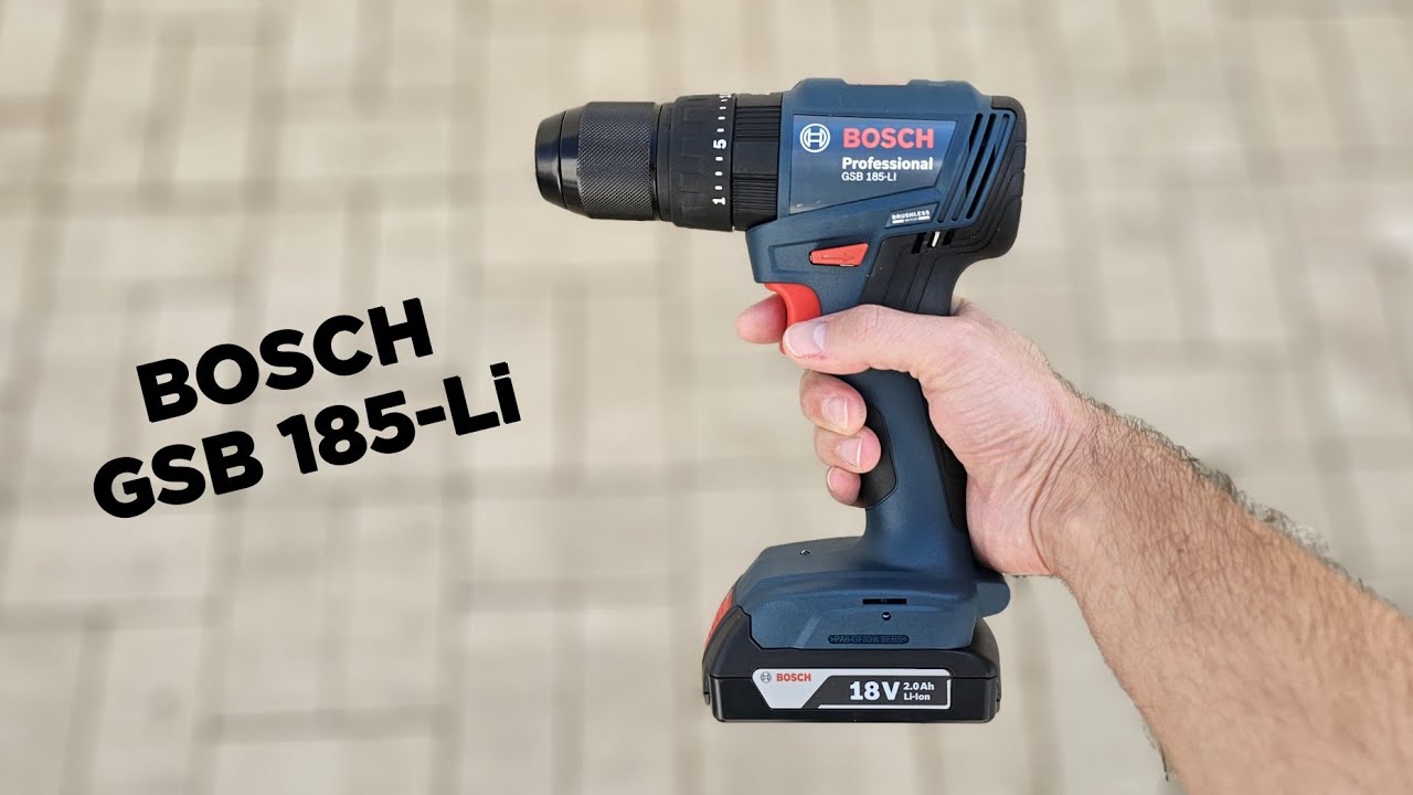 Обзор и распаковка BOSCH GSB 185-Li