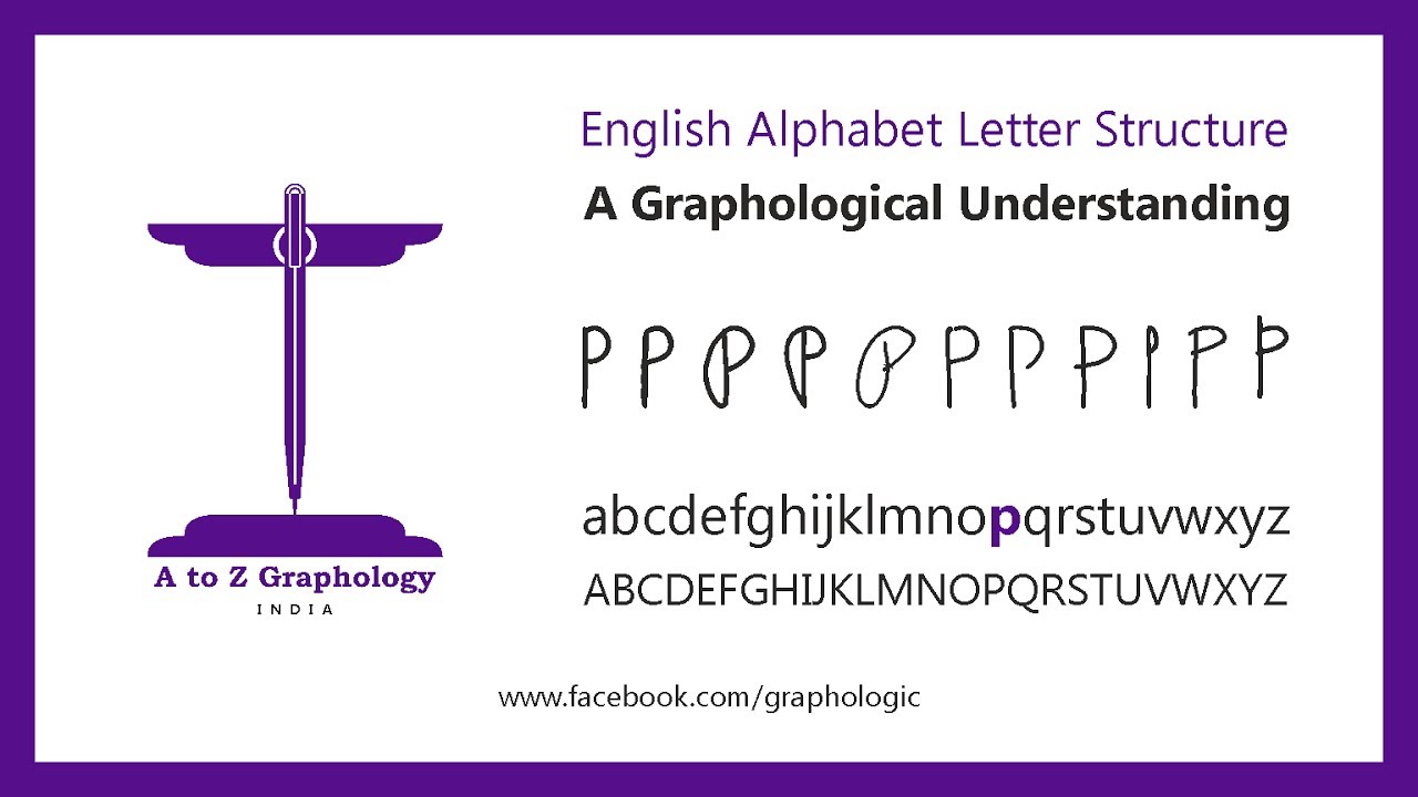 'p' for internal body health ? Letter clues: Graphological meaning of letter 'p': A to Z Graphology