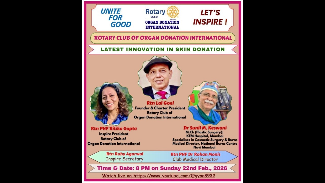 LATEST INNOVATION IN SKIN DONATION by Dr Sunil M. Keswani