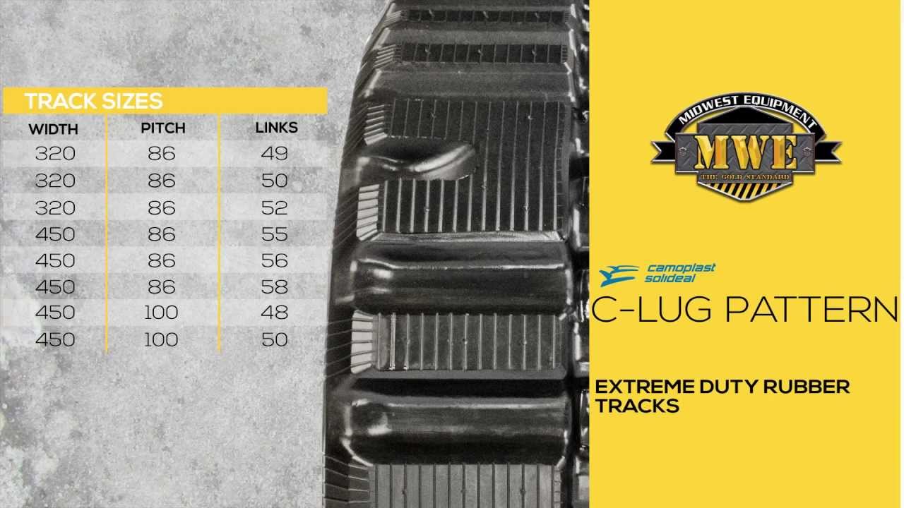 CTL Tracks - Camoplast - C-Lug Pattern