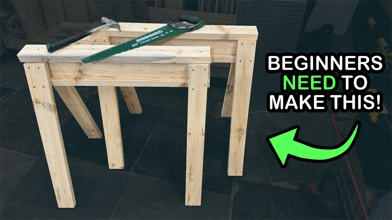 DIY Saw Horses Using My $100 Tools
