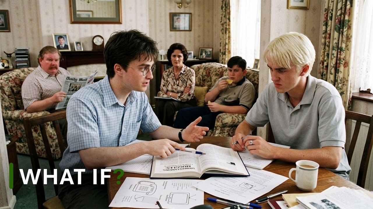What If Harry Had to Tutor Draco in Muggle Studies?
