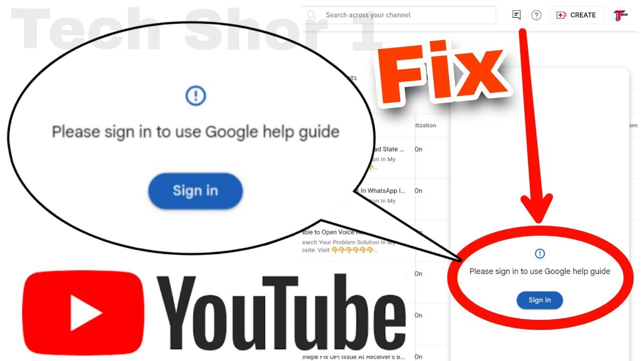 YouTube Chat Support Option Not Working | YouTube Chat Support Fix Please Sign In To Use Google Help