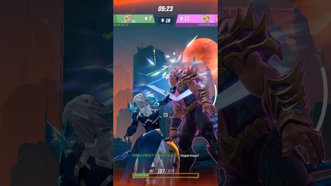 Emma the Ult/Ability stopper 🤜❄️ #marvel #marvelrivals #emmafrost #gaming #highlight