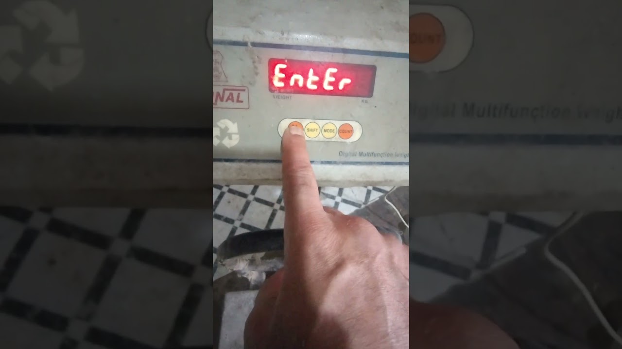 HOW to calibrate 100/200/300kg digital weight scale tarazu kanta