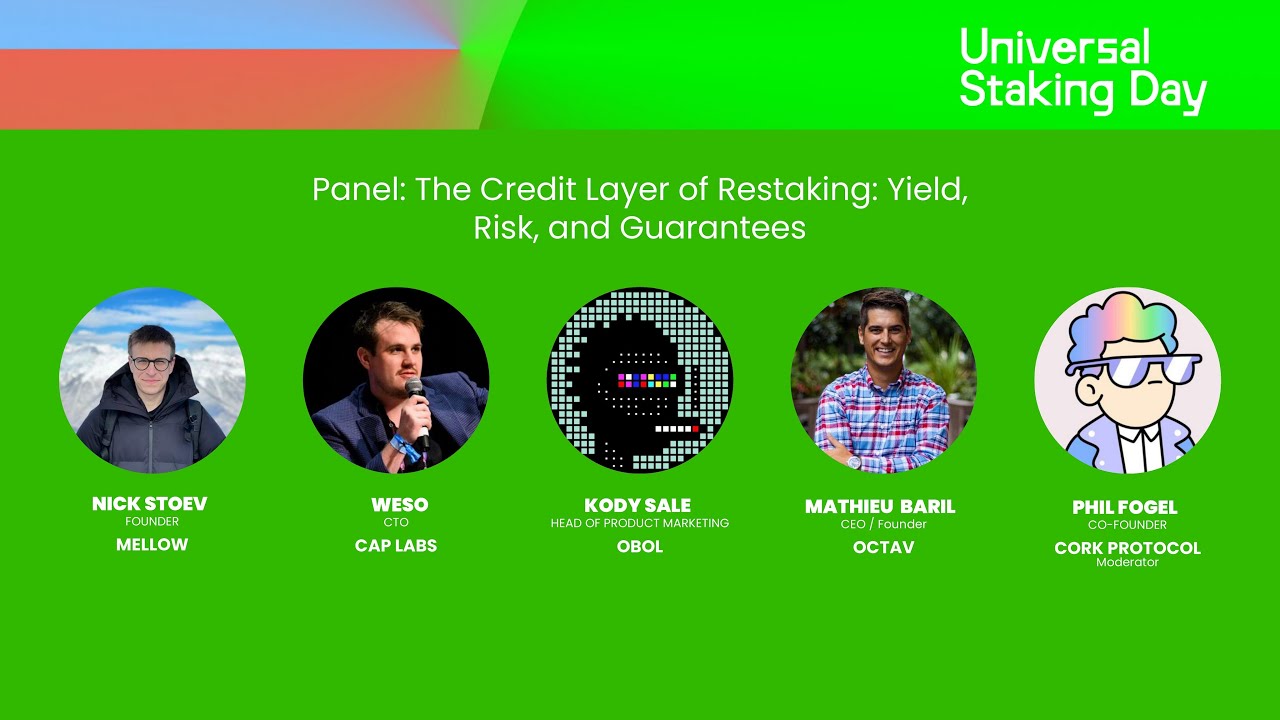 Panel: The Credit Layer of Restaking: Yield, Risk, and Guarantees