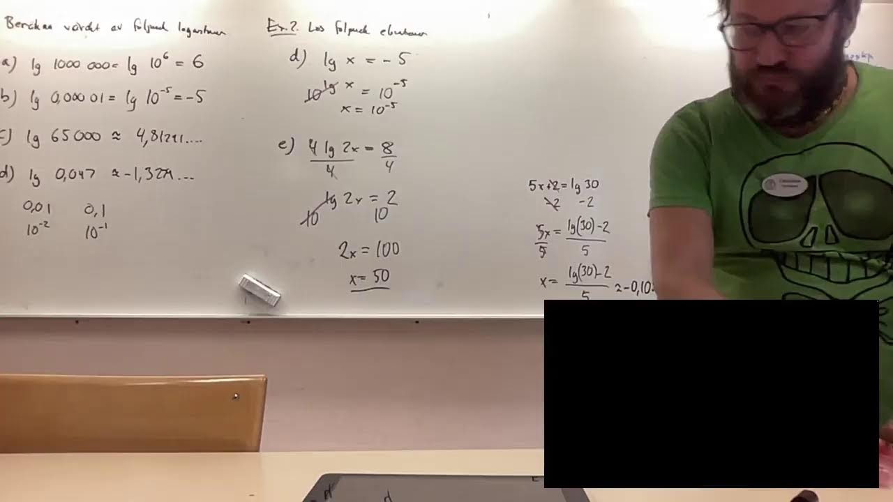 NA25 MATE2C00X G23 Mer om logaritmer