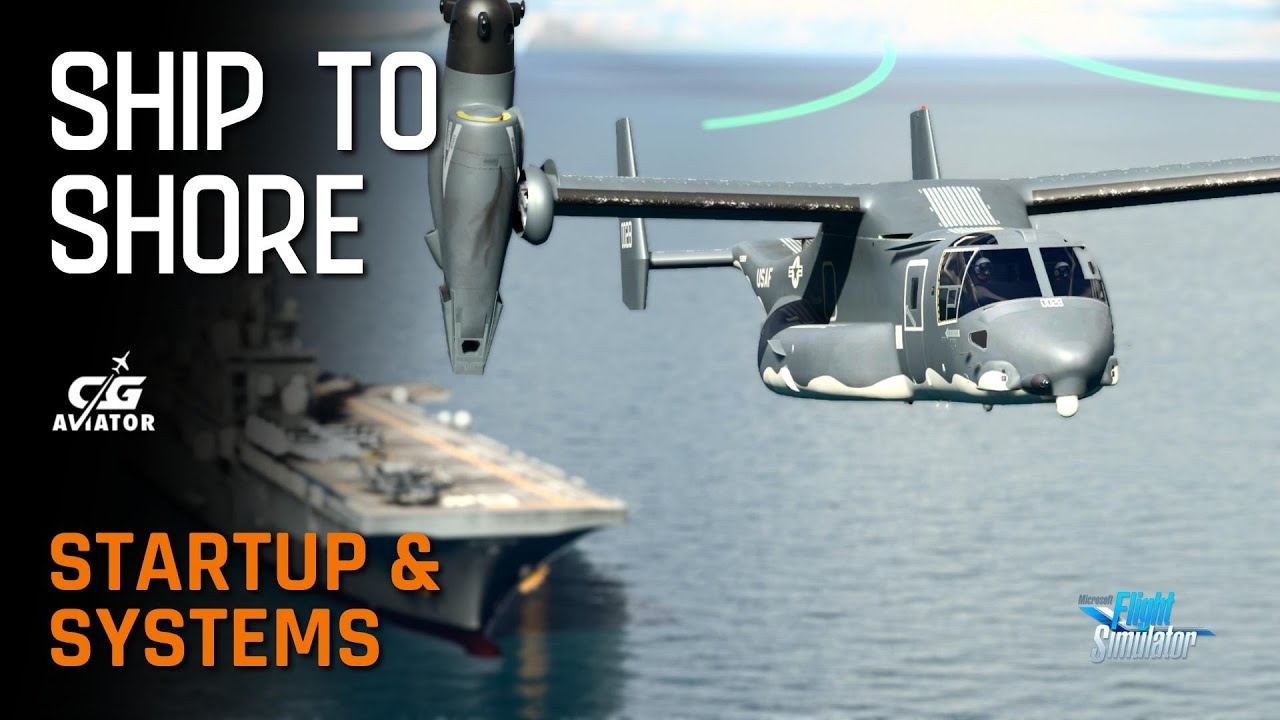 Full Mission Talk Through from the Ship to RAF Gibraltar | MV-22B Osprey (MSFS)