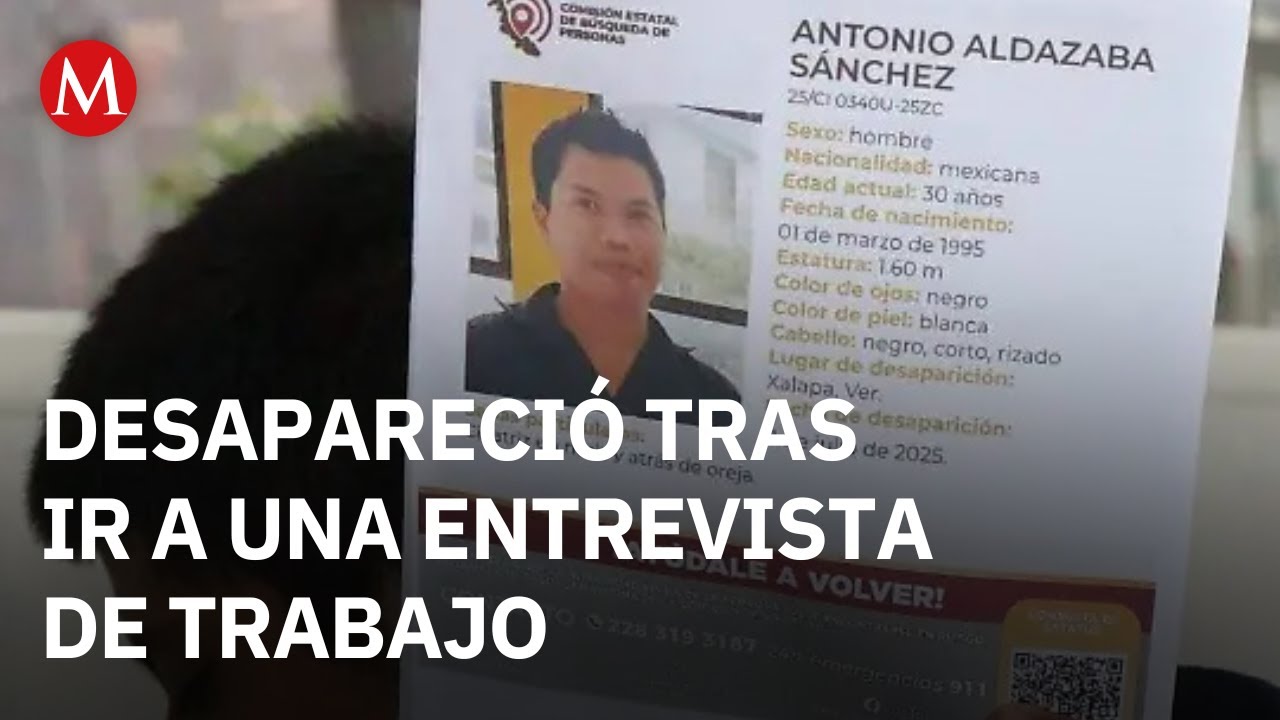 Familiares de joven desaparecido bloquean el centro de Xalapa, Veracruz; exigen su localización