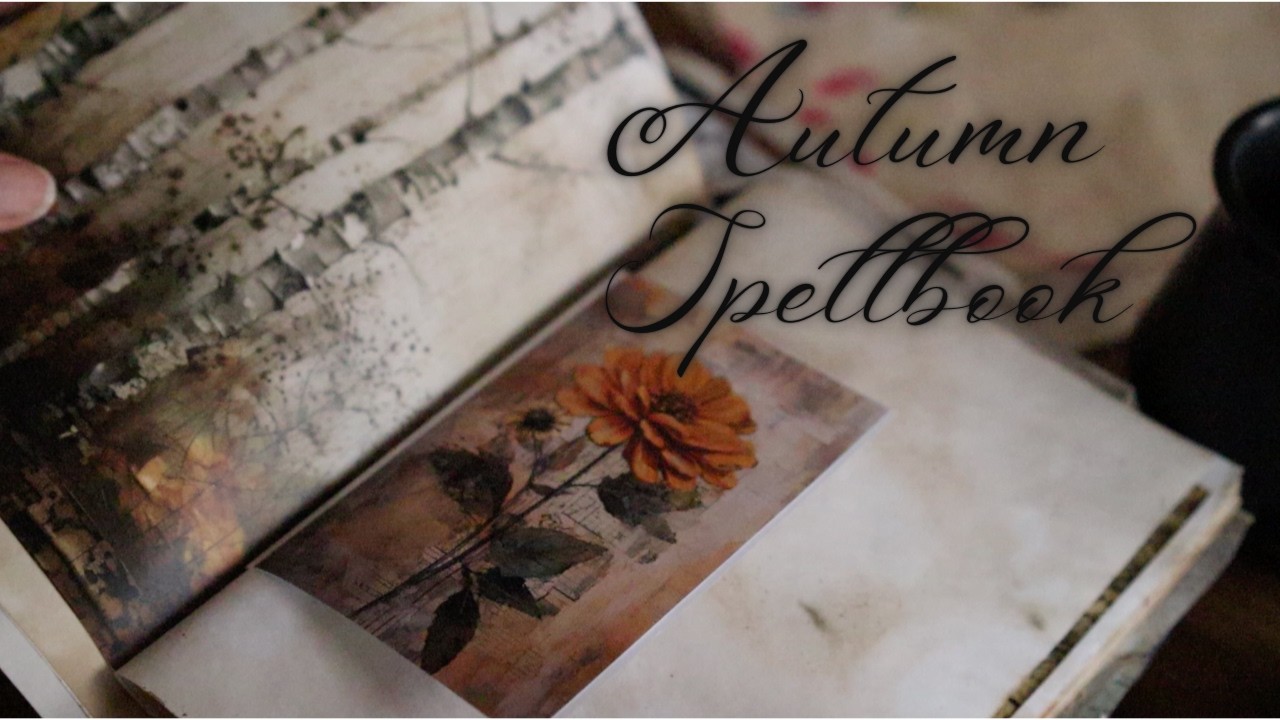 Craft an Autumn Spellbook with Me / Tutorial (Pt. 1)