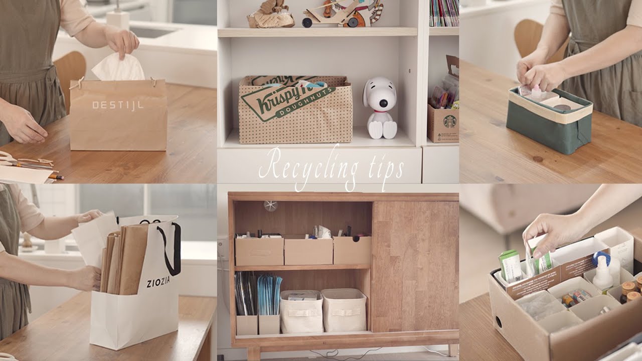 ⭐Recycling-Organisationsideen/Tipps für die Organisation ohne Kaufen/Zero Waste