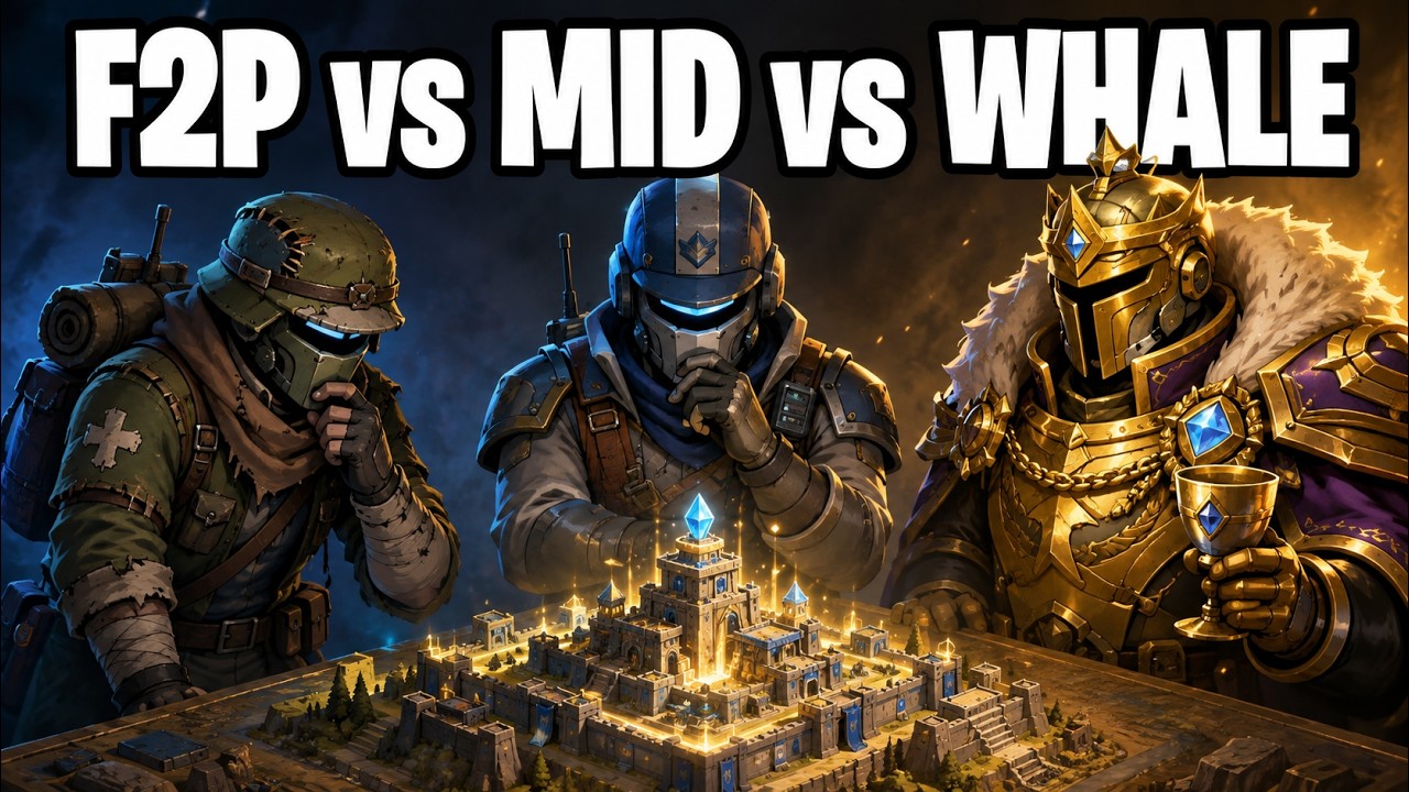 F2P vs Mid vs Whale: How 3 Spend Levels See The Game