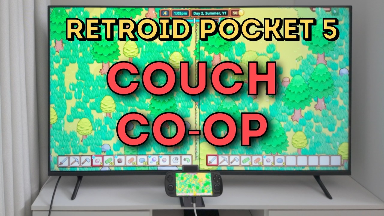 Retroid Pocket 5 | 2 Player Couch Co-Op Split-Screen Gaming