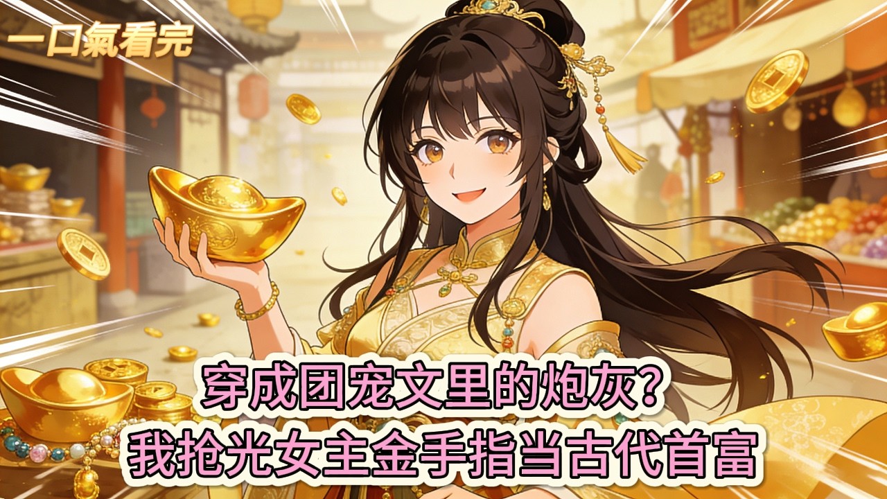 完结小说💕《穿成炮灰不認命，機緣通通都歸我》穿成團寵文裏的炮灰？我搶光女主金手指當古代首富#推文 #小说 #悠悠书屋