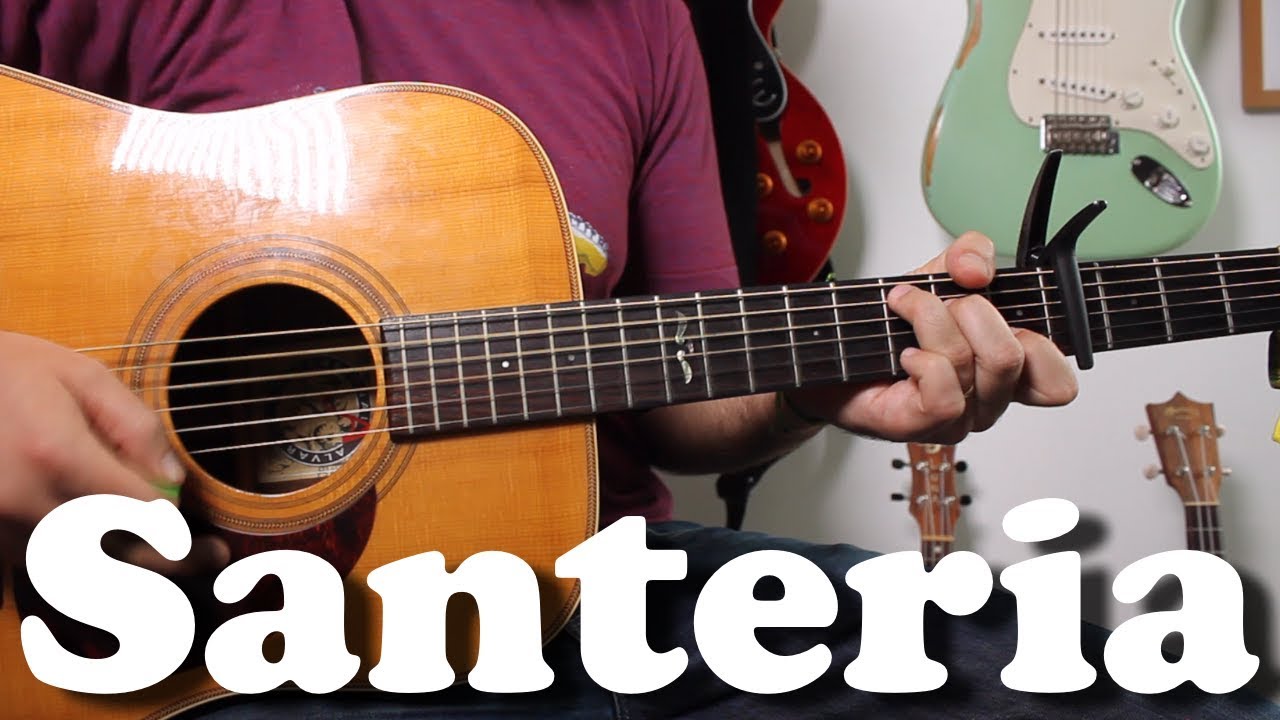 Sublime - Santeria - Super Easy Beginner Acoustic Guitar Tutorial