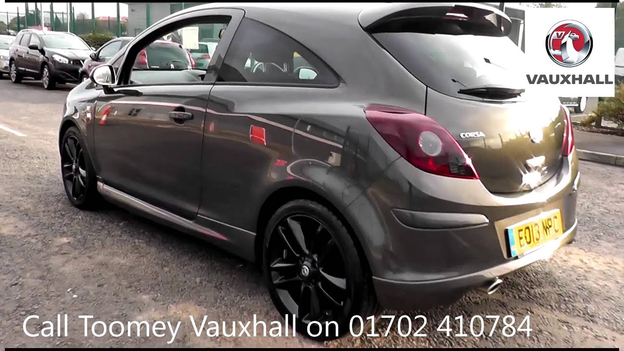2013 Vauxhall Corsa Limited Edition 1.2l Grey EO13NPC for sale at Toomey Vauxhall Southend