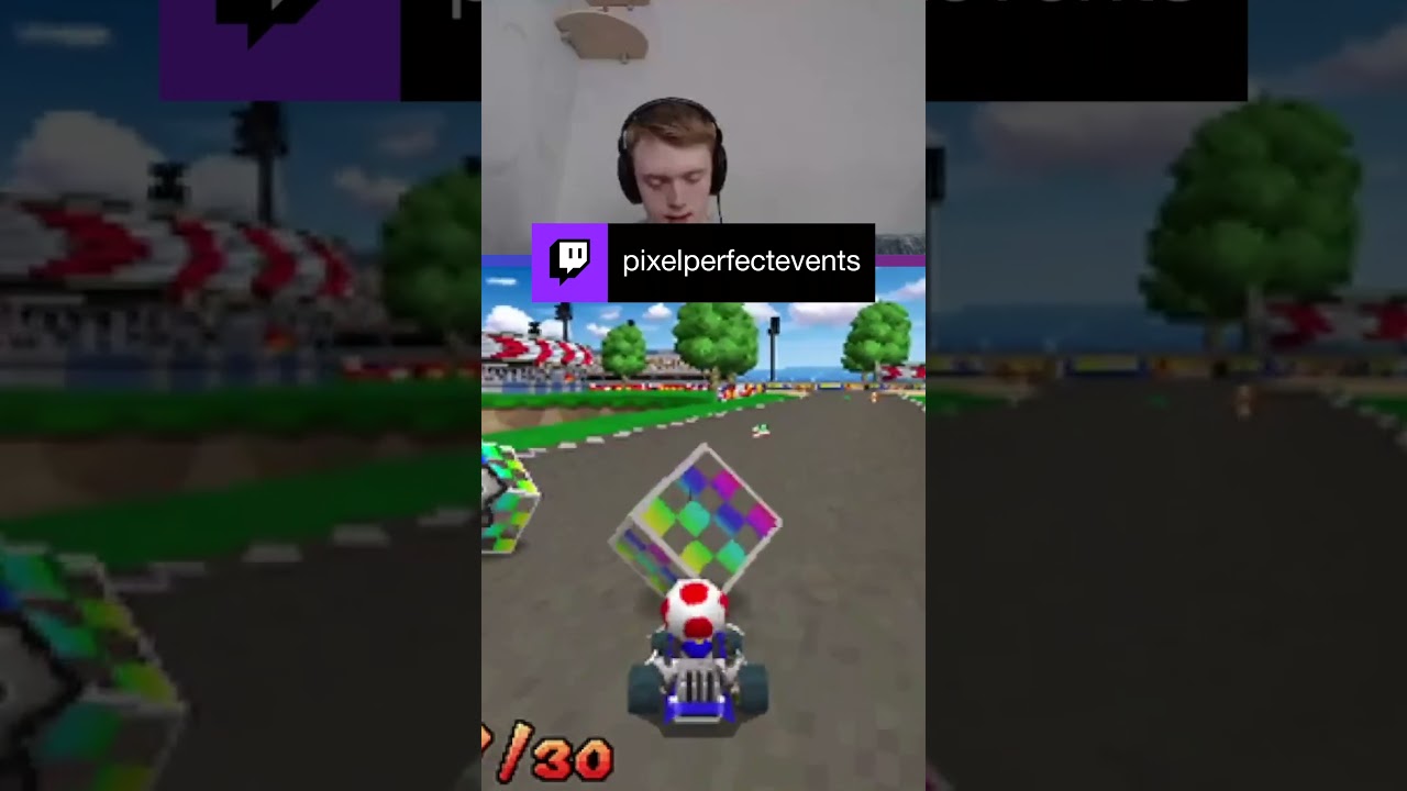 Ok, apparently we're doing trick shots now! - Mario Kart DS at PPM3 featuring @SMMidi