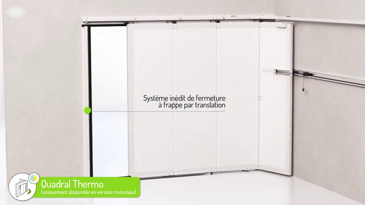 Porte de garage FAME Gamme QUADRAL BD Menuiserie PERRY