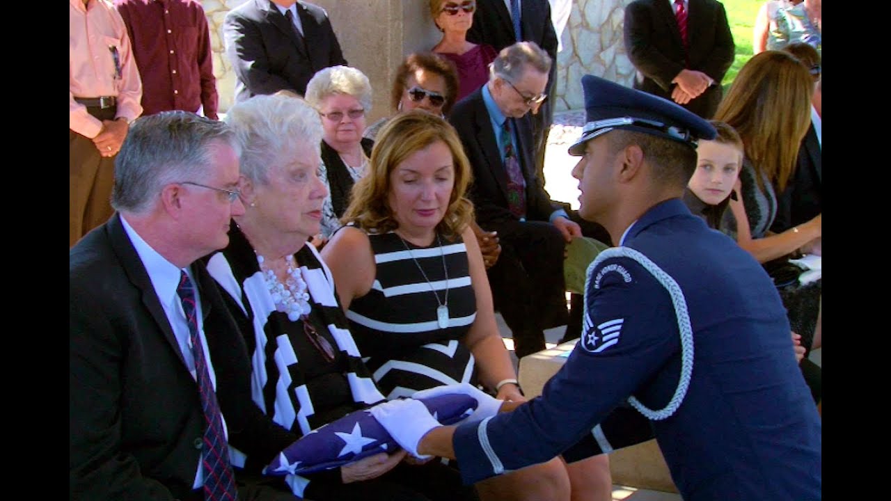 Col.Robert Arnau Graveside Service Riverside National Cemetery HD