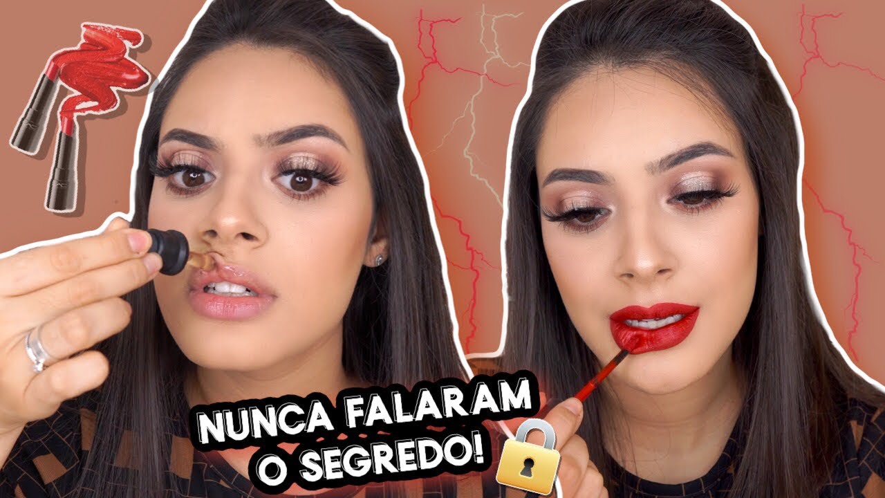 COMO passar BATOM e GLOSS de um jeito FÁCIL! 💄