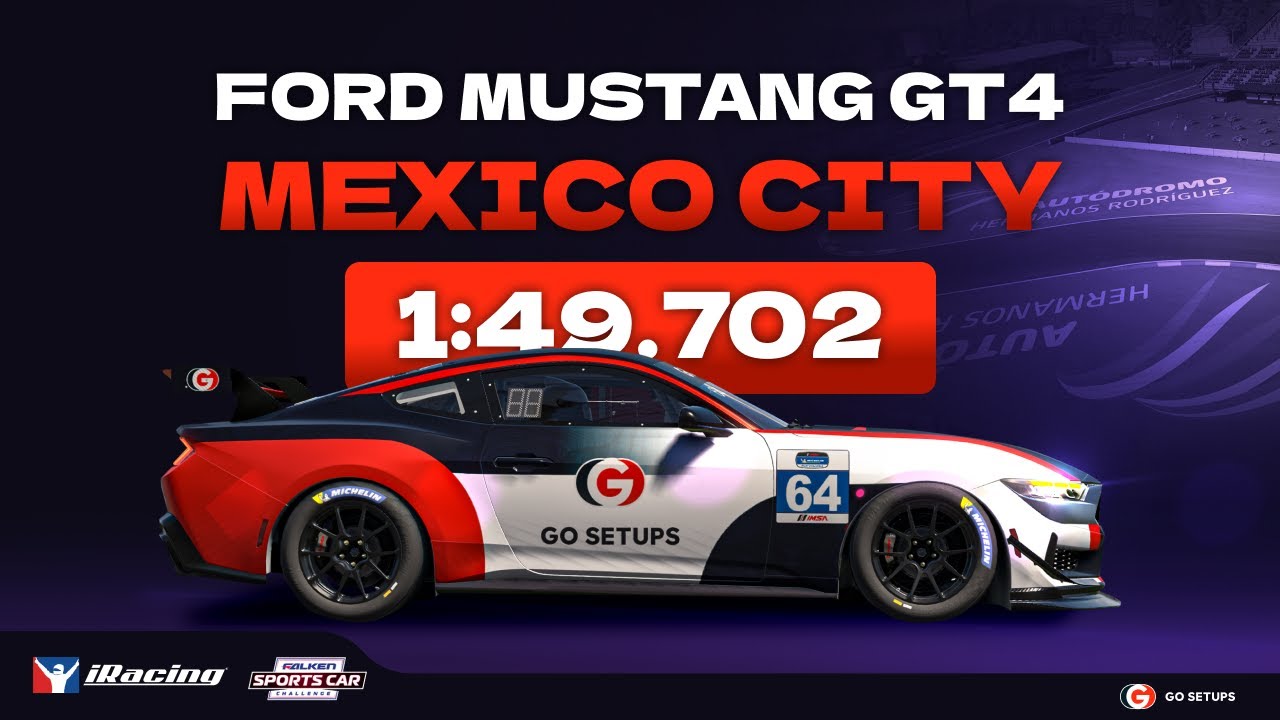 iRacing | Ford Mustang GT4 - Aut&oacute;dromo Hermanos Rodr&iacute;guez - FTSCC - 2025 S4 Week 3 | Hotlap