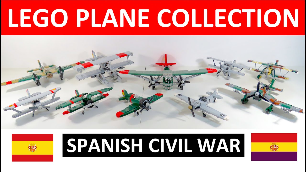 LEGO Collection - 10 Spanish Civil War Planes