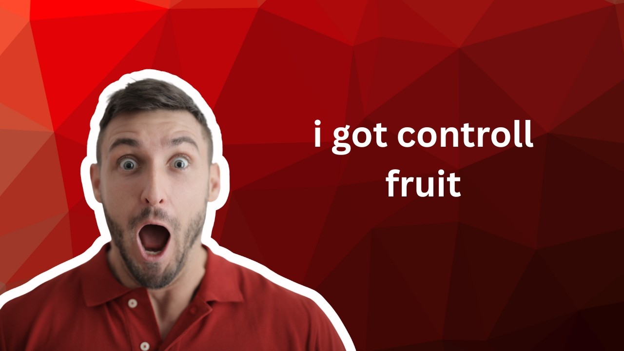 i got controll