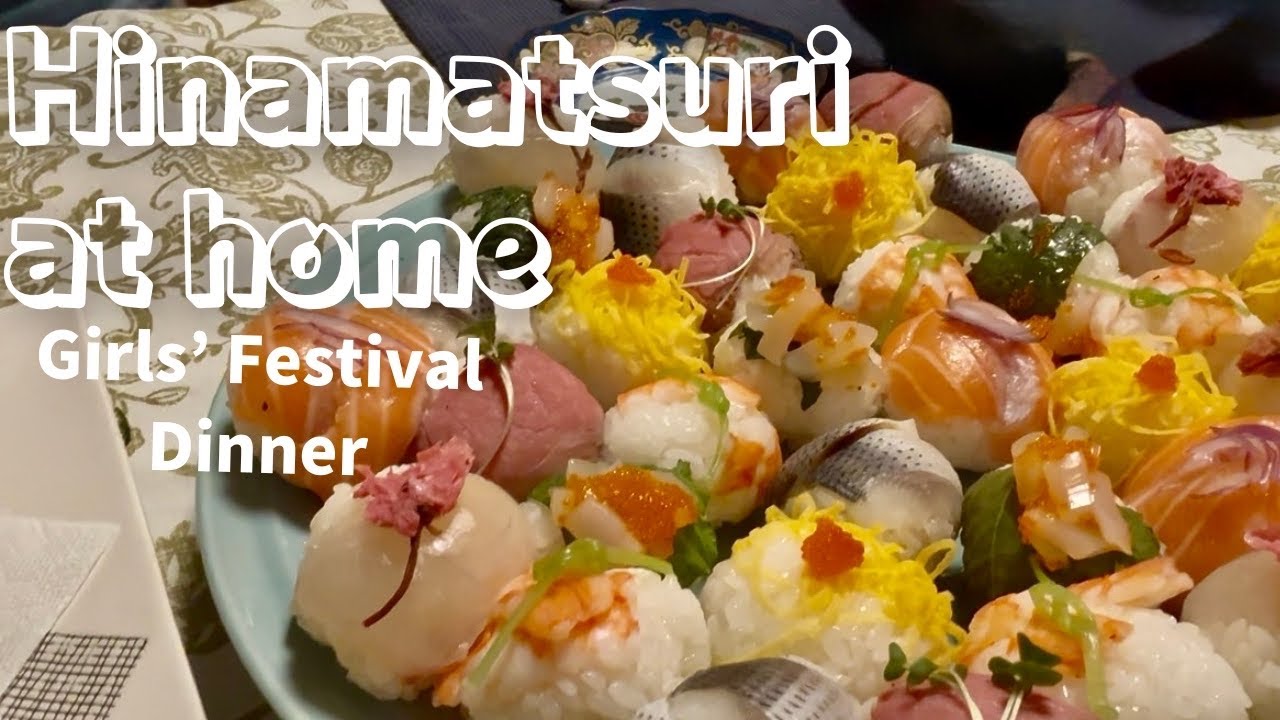 Kanpai from Home #3 | Hinamatsuri Dinner at Home